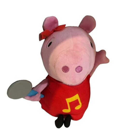 Hasbro Peppa Pig Oink Along Peppa Singing Plush 11 inch Doll Stuffed Toy WORKS - Picture 1 of 12